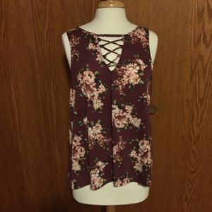 Maurices Floral Tank